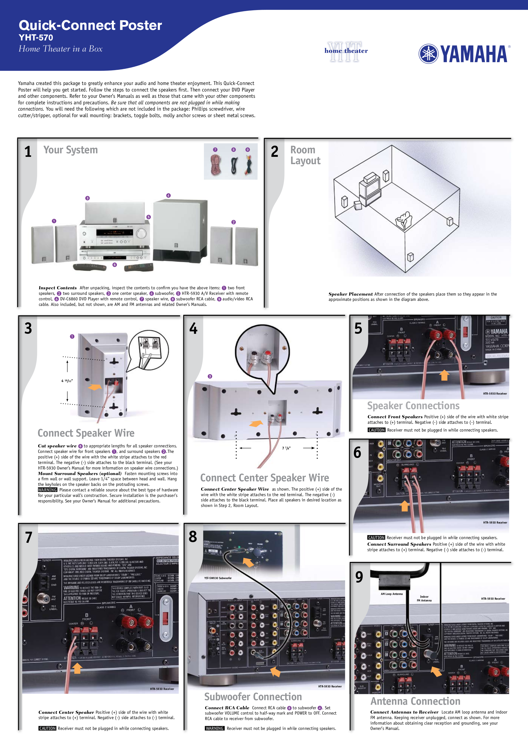 Yamaha Htr 2064 Manual Español Imac