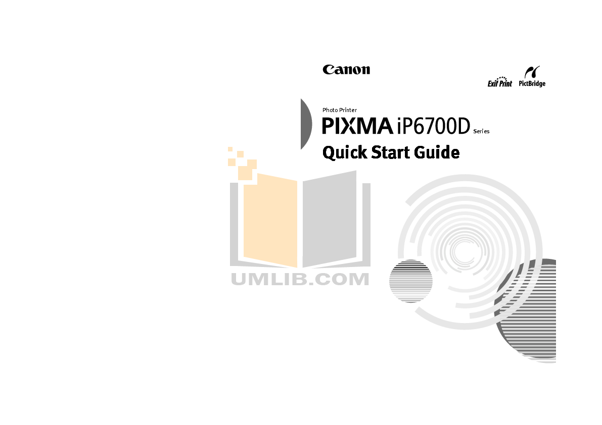 Download Free Pdf For Canon PIXMA IP6700D Printer Manual