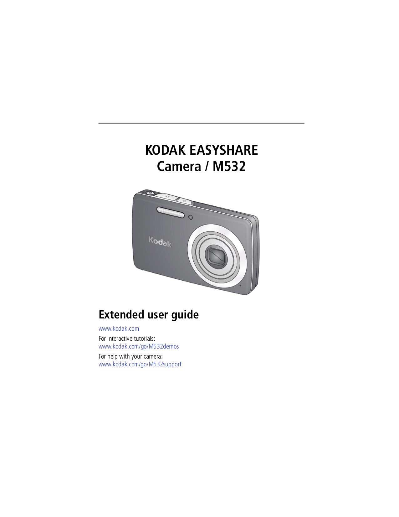 pdf for Kodak Digital Camera EasyShare M532 manual