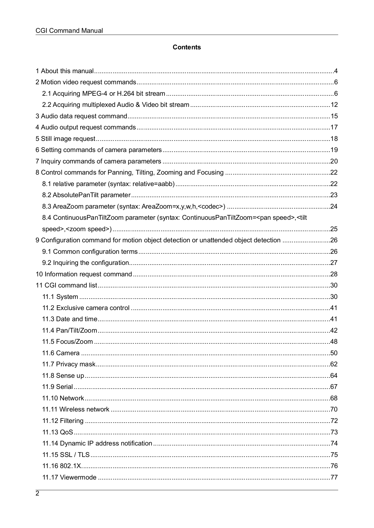 ... Sony Security Camera IPELA SNC-CH210 pdf page preview ...