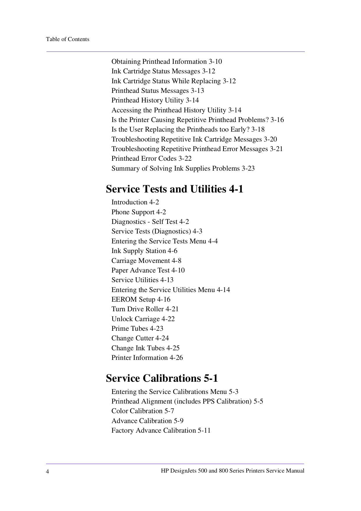 ... HP Printer Designjet 500ps pdf page preview ...