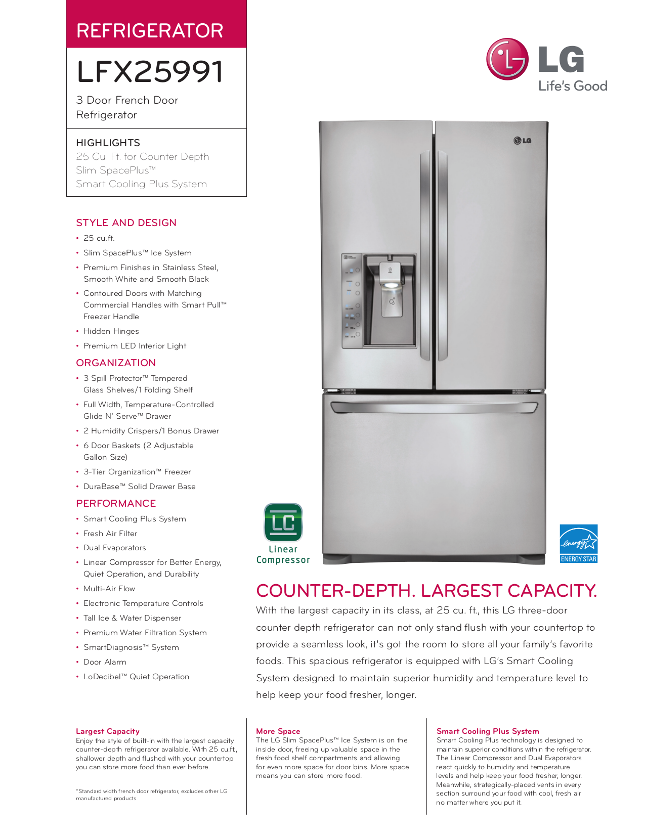 Download Free Pdf For Lg Lfx25991st Refrigerator Manual