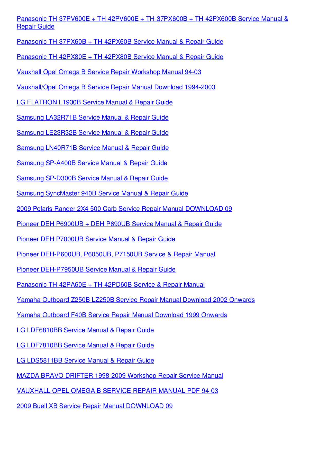 ... Pioneer Car Receiver DEH-P6900UB pdf page preview ...
