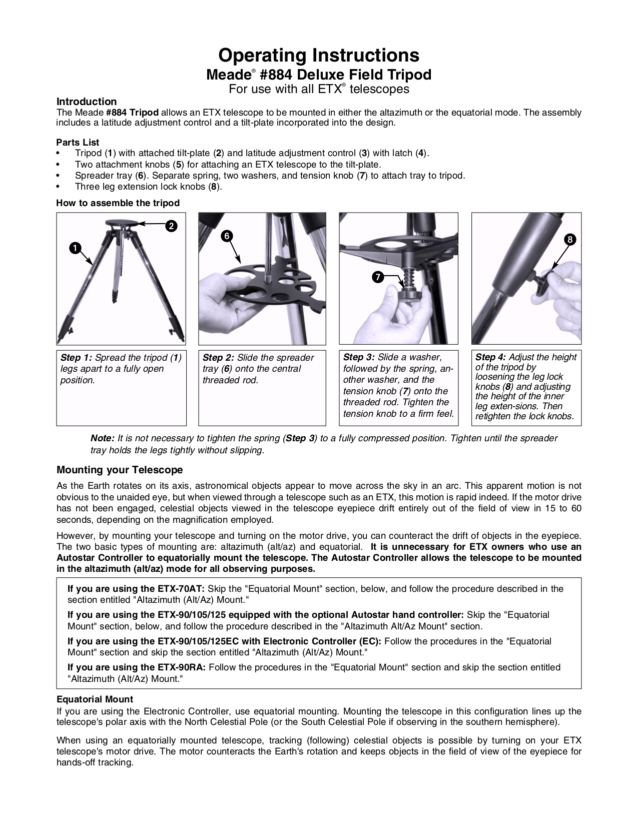 gskyer telescope instruction manual