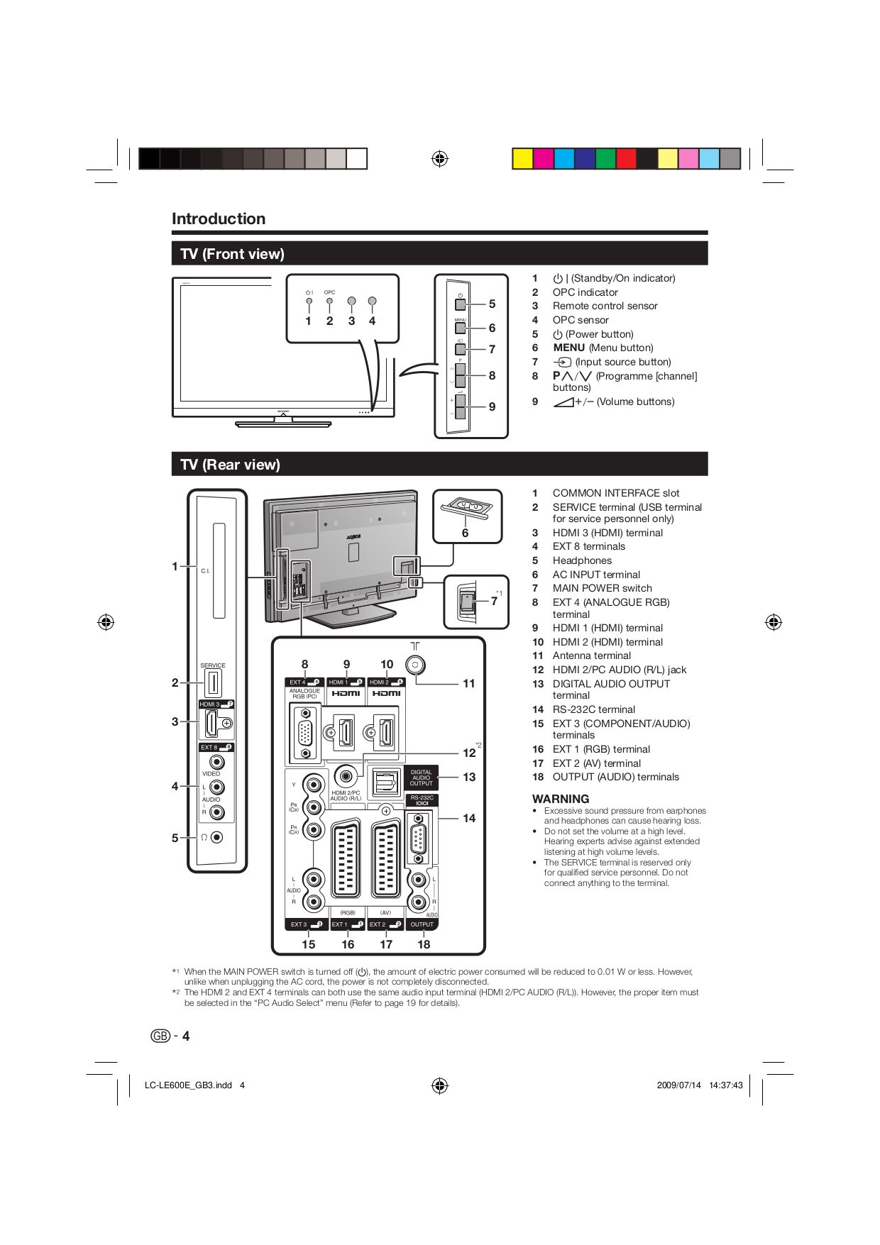 ... Sharp TV AQUOS LC-32L400M pdf page preview ...