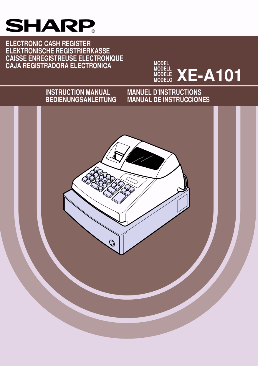 pdf for Sharp Other XE-A101 Cash Register manual