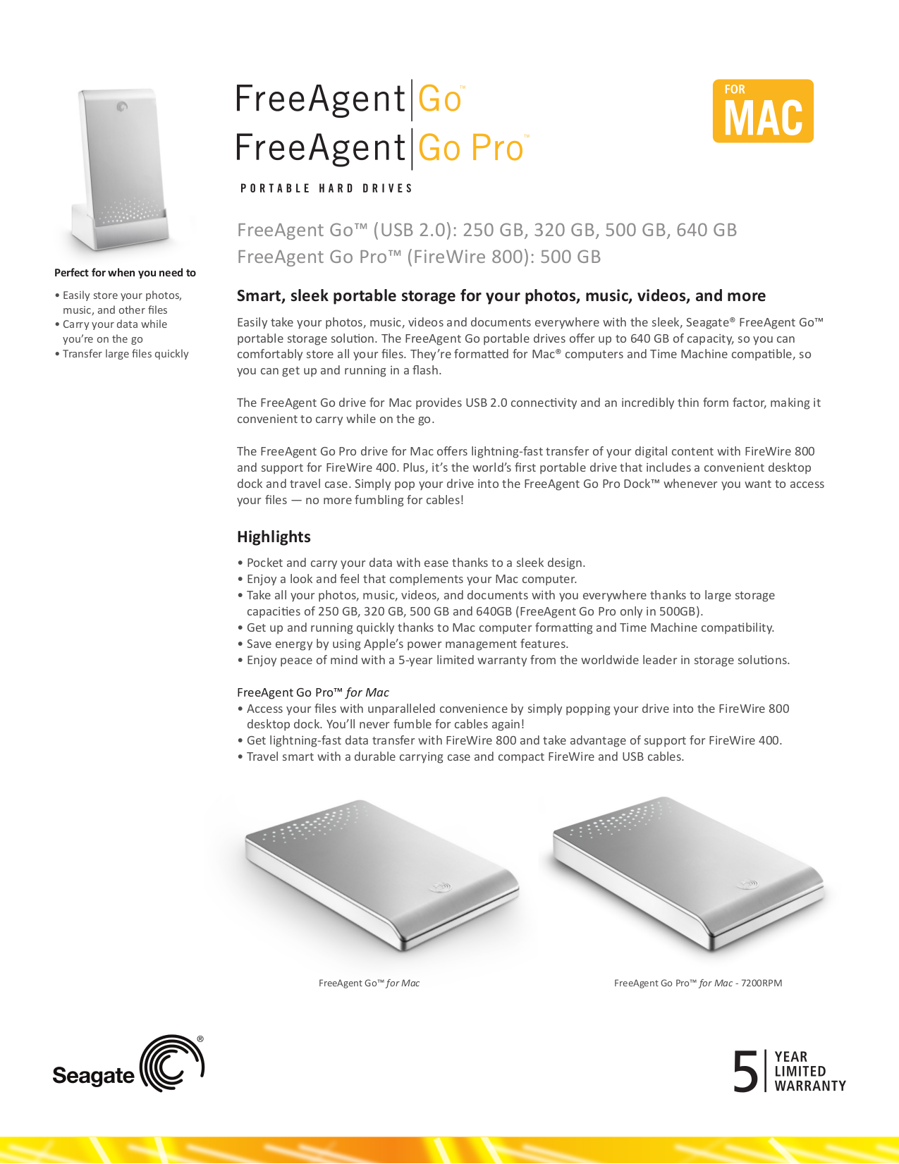 Download Free Pdf For Seagate Freeagent Desk 640gb Storage Manual