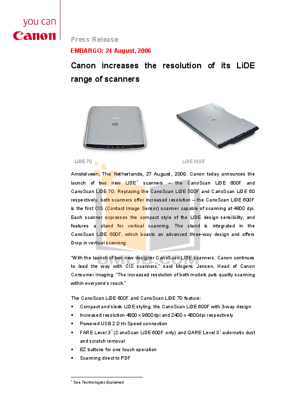 CANOSCAN LIDE 500F MANUAL PDF