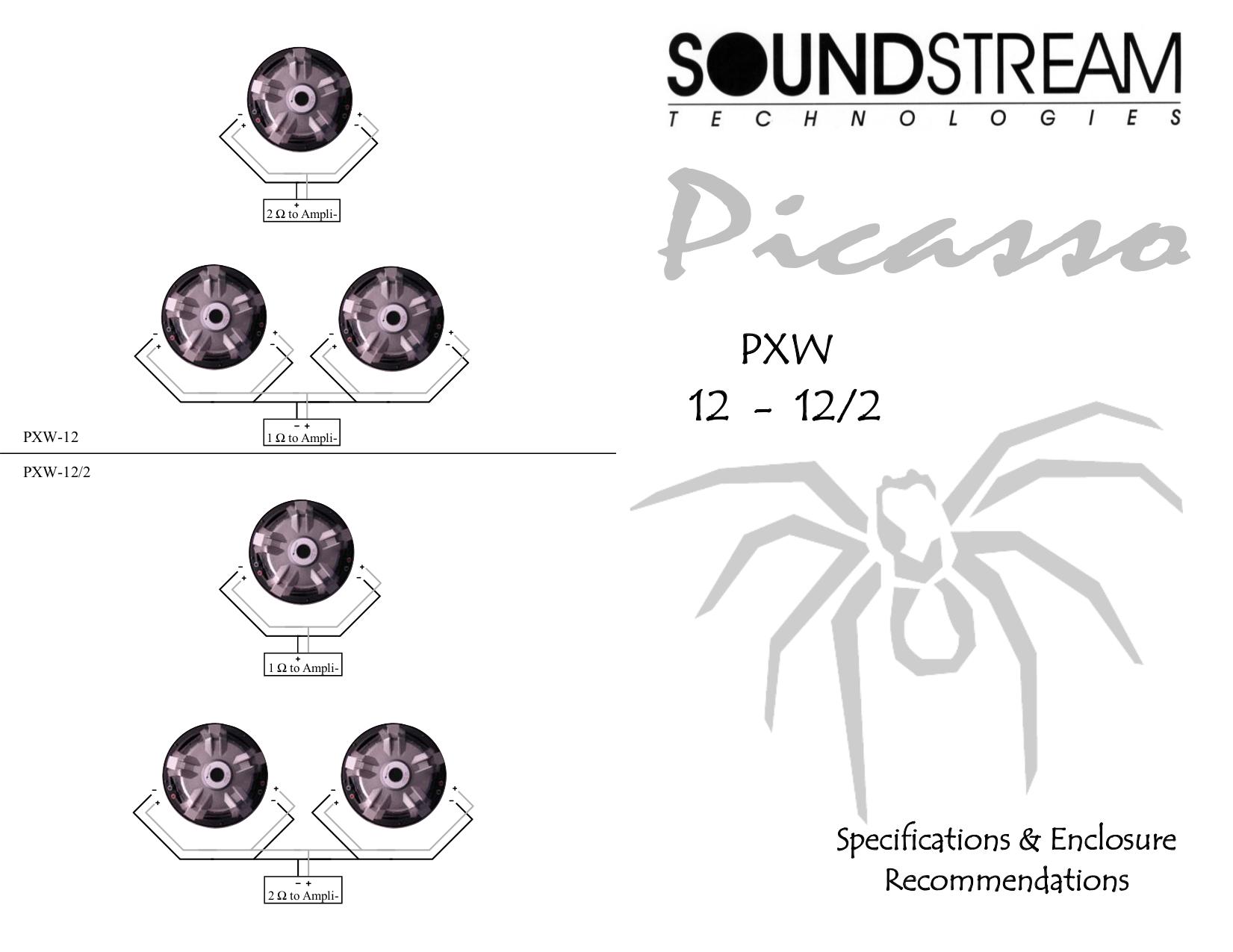 pdf for Soundstream Subwoofer XW-12/2 manual