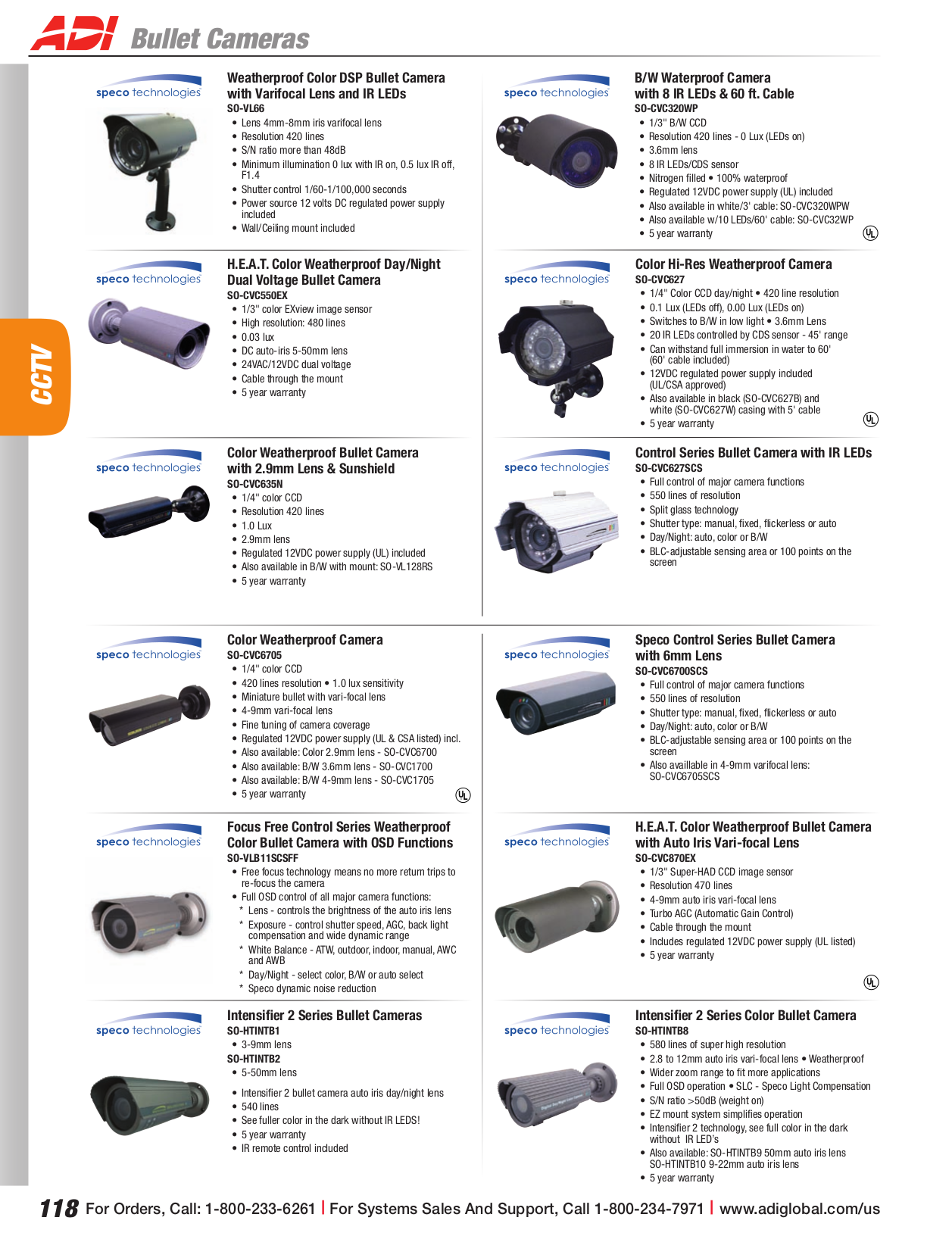 manual for Speco Security Camera CVC 6146HR