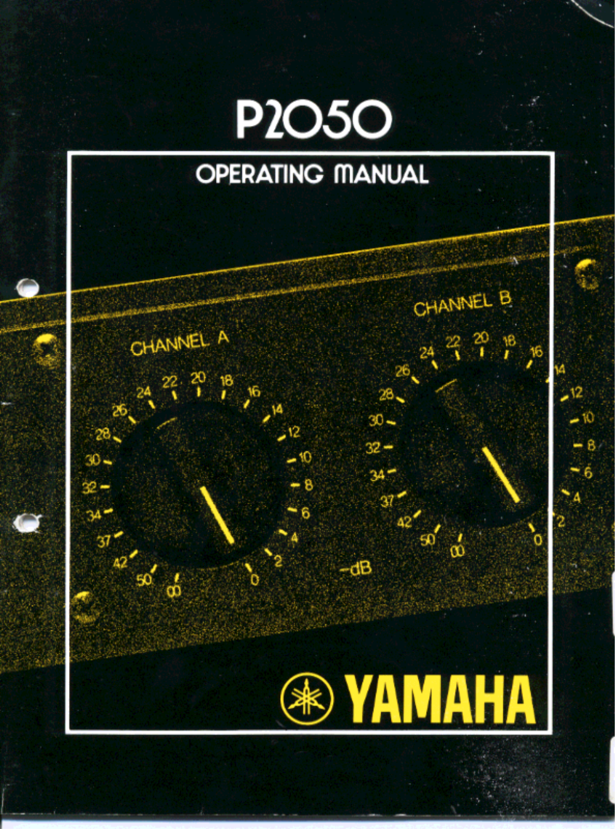 Download free pdf for Yamaha P2050 Amp manual