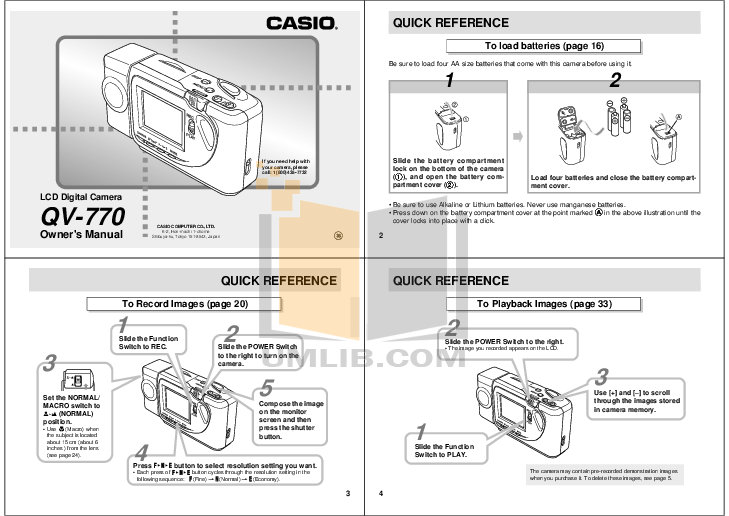 Casio pt-30 manual pdf
