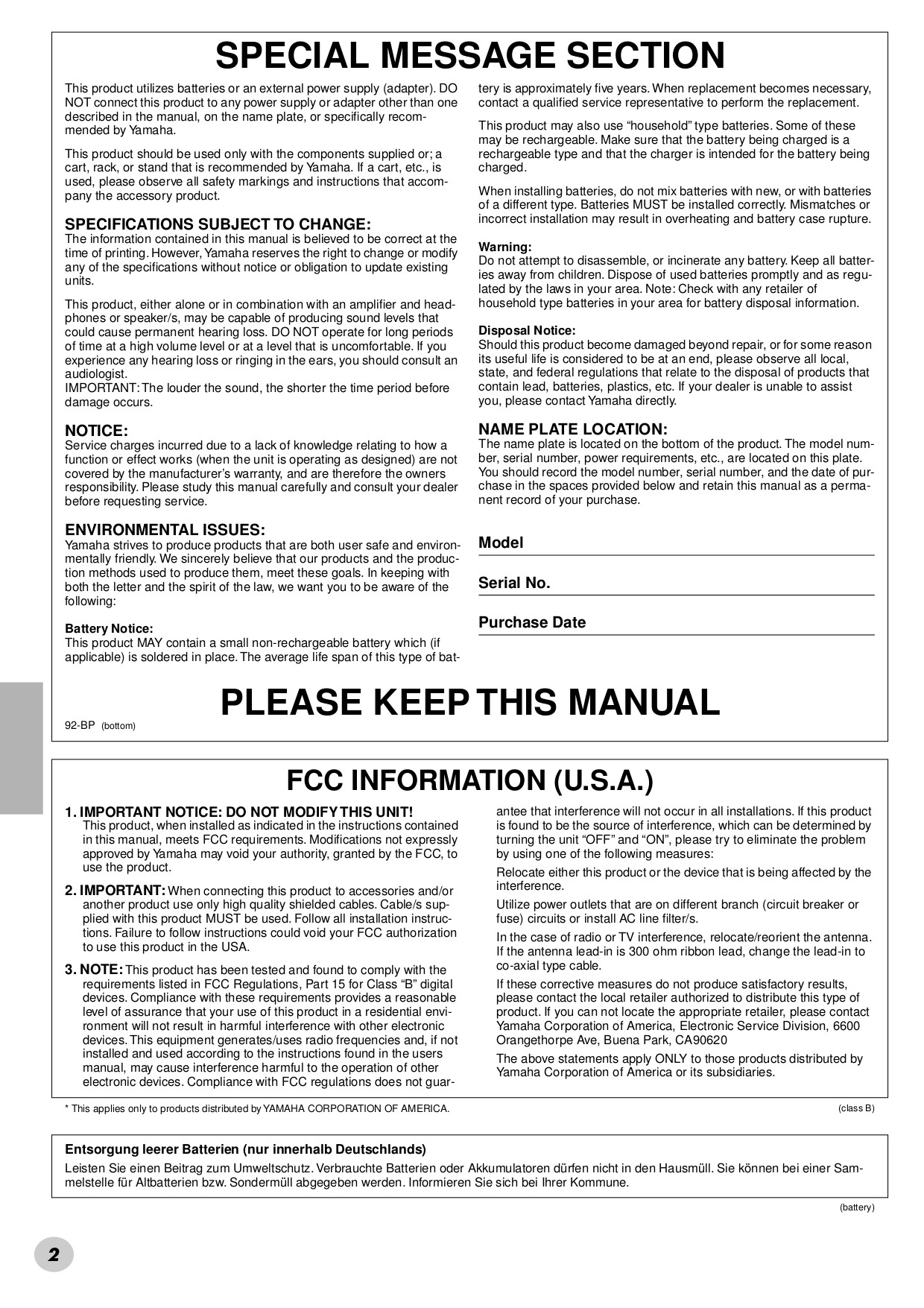 ... Yamaha Music Keyboard PSR-GX76 pdf page preview ...