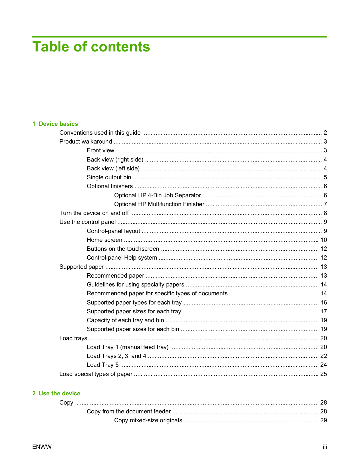 ... HP Multifunction Printer Laserjet,Color Laserjet CM8060 MFP pdf page preview ...