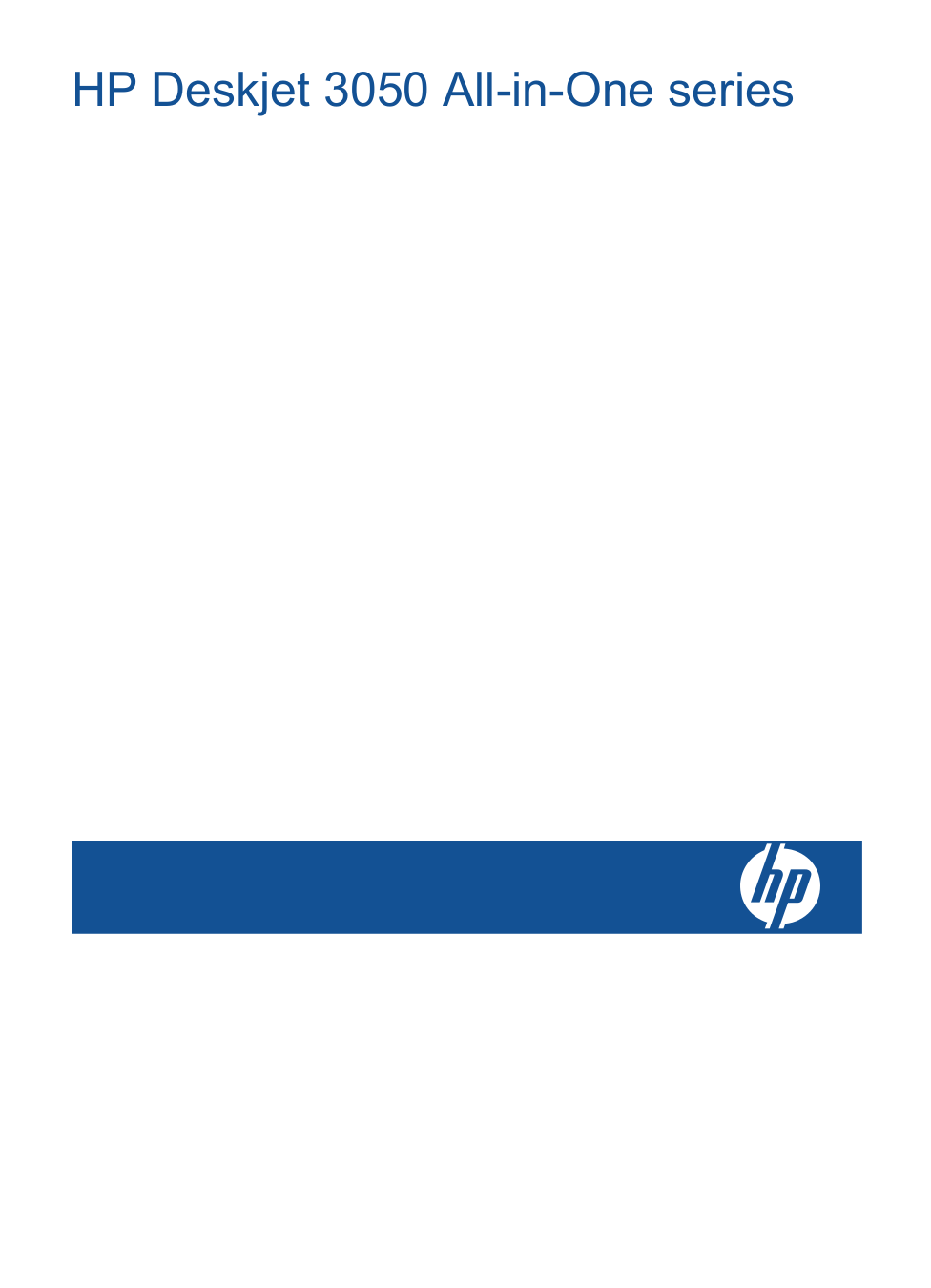 pdf for HP Multifunction Printer Deskjet 3050 manual