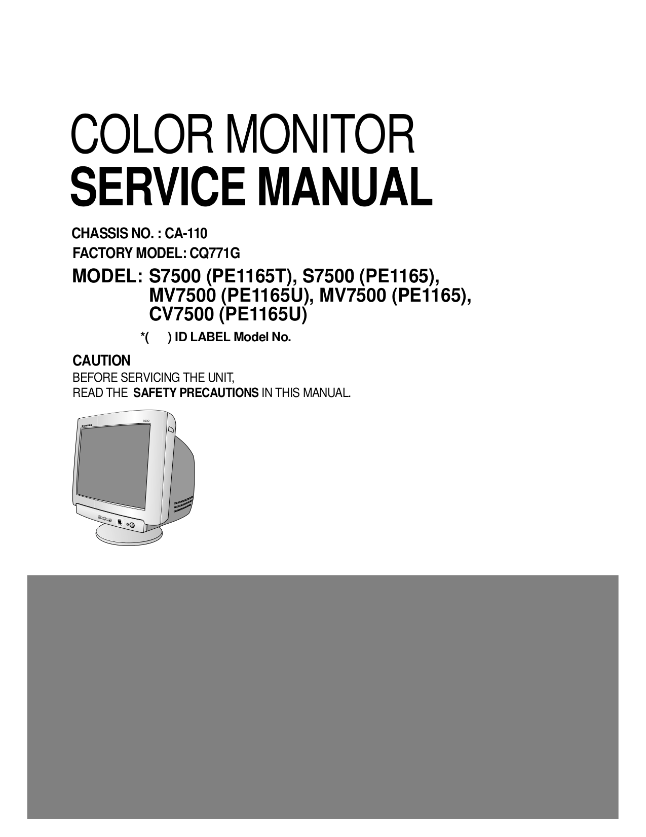 Array - download free pdf for hp compaq mv7500 monitor manual rh umlib  compaq monitor manual .