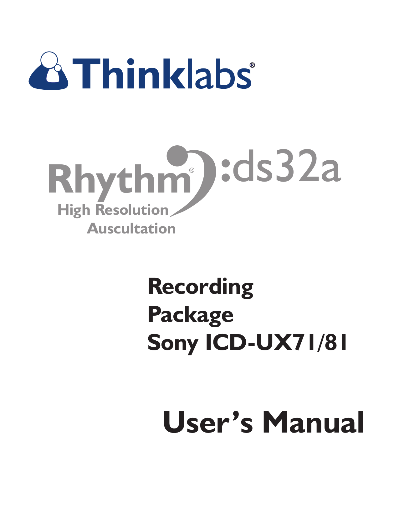 pdf for Sony Voice Recorder ICD-UX71 manual