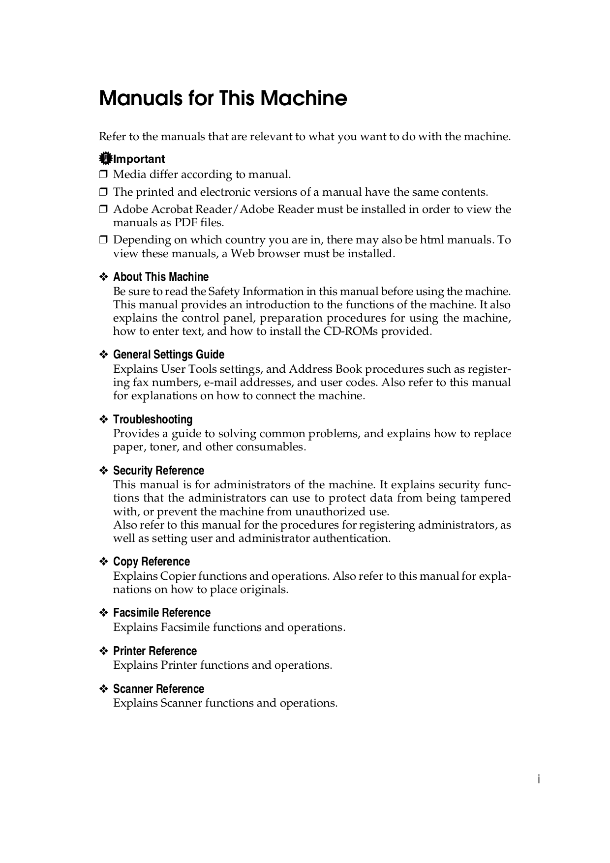 ... Ricoh Multifunction Printer Aficio 3025 pdf page preview ...