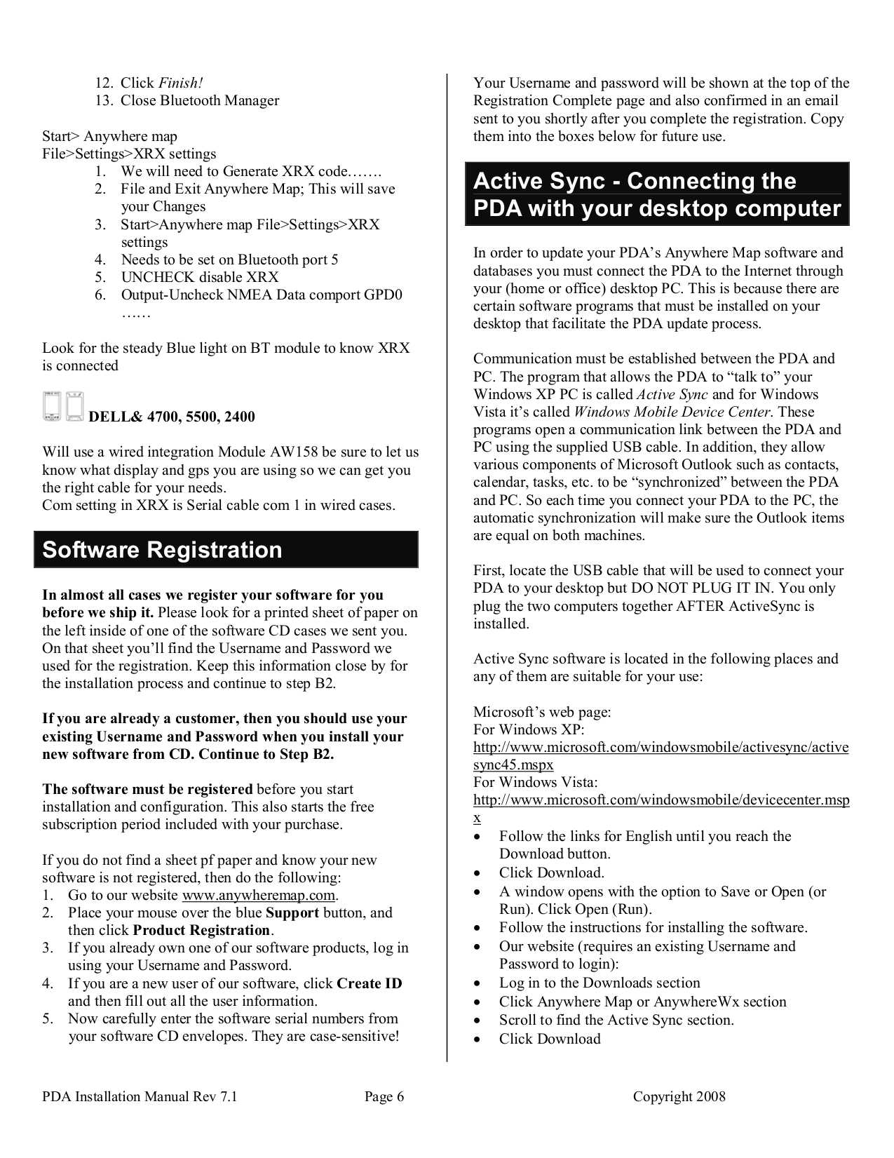 ... HP PDA iPAQ 210 pdf page preview ...