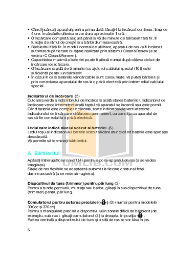Pdf Manual For Braun Other 5412 Trimmers