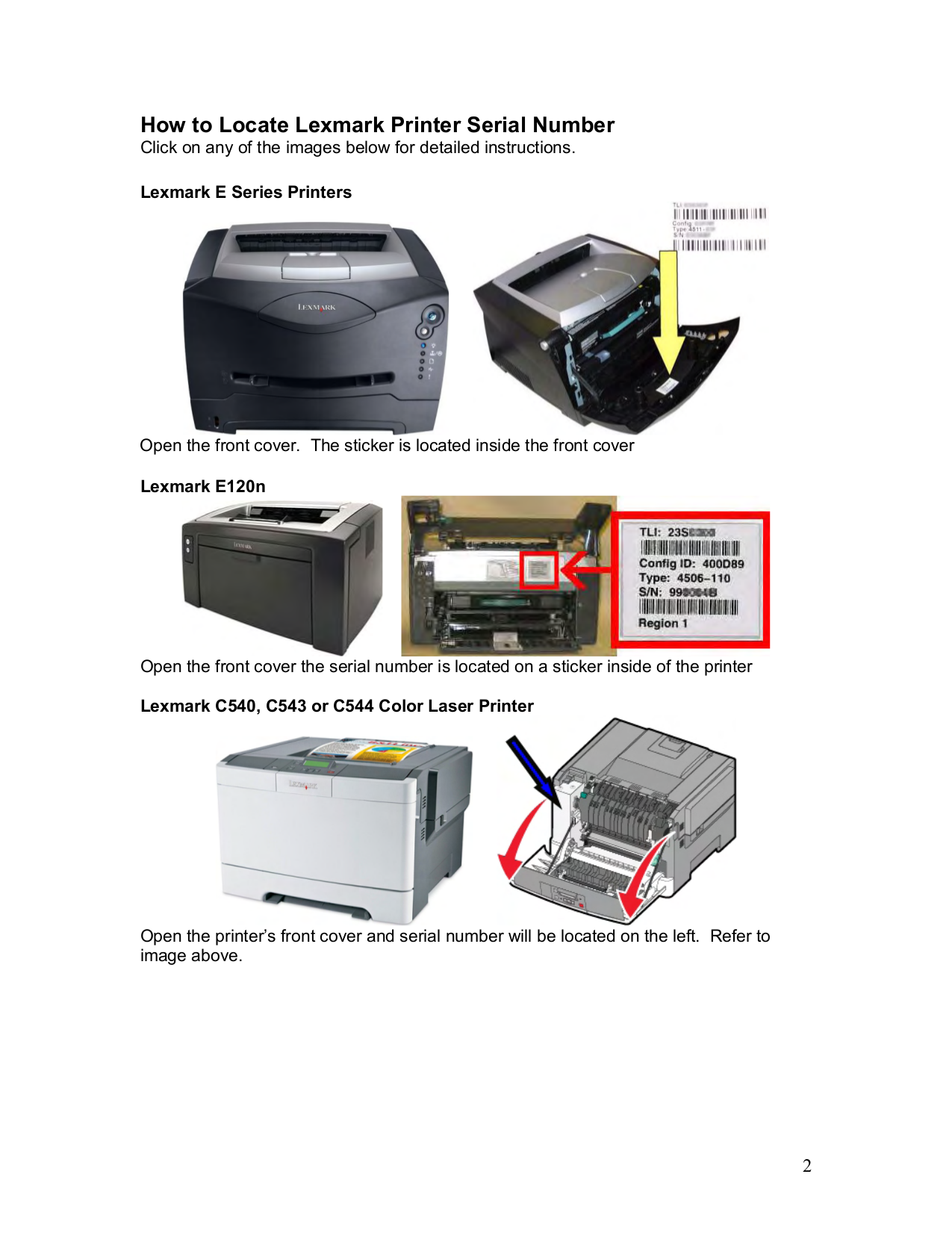 ... Lexmark Printer T654dn pdf page preview ...