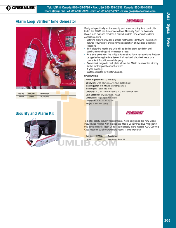 PDF manual for Greenlee Other 200EP Inductive Amplifier