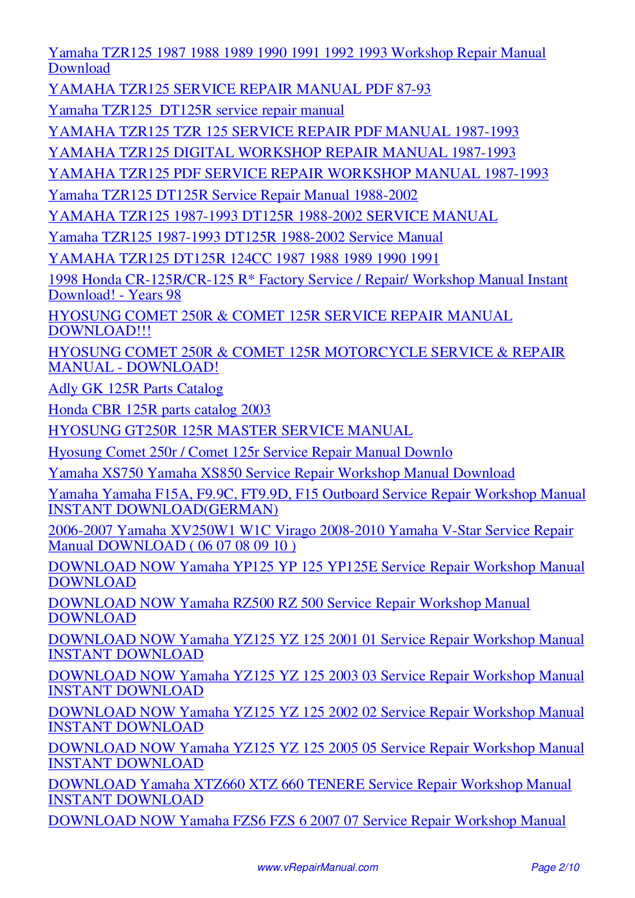 Yamaha CD Player CDX-993 pdf page preview .