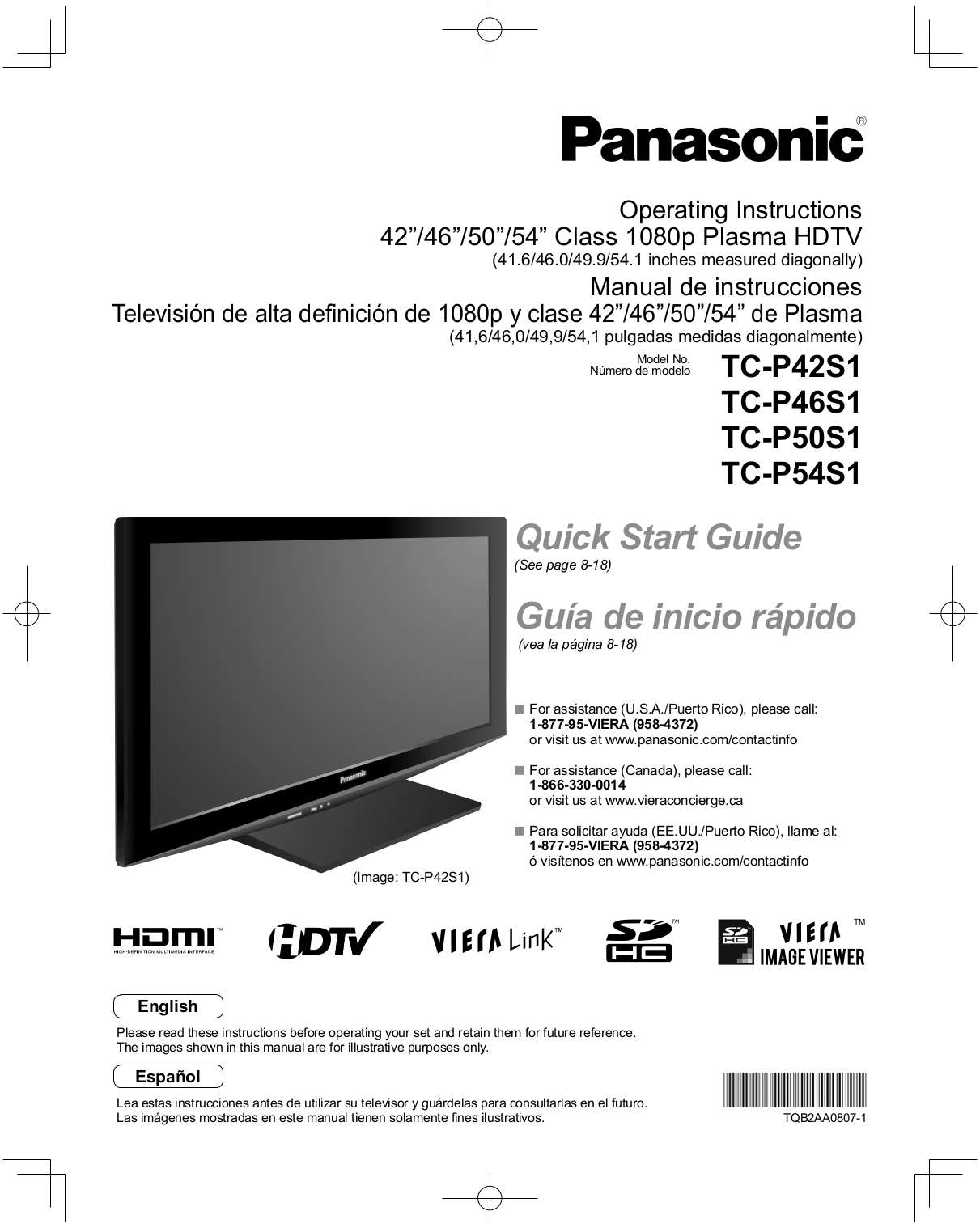 Panasonic Viera Manual