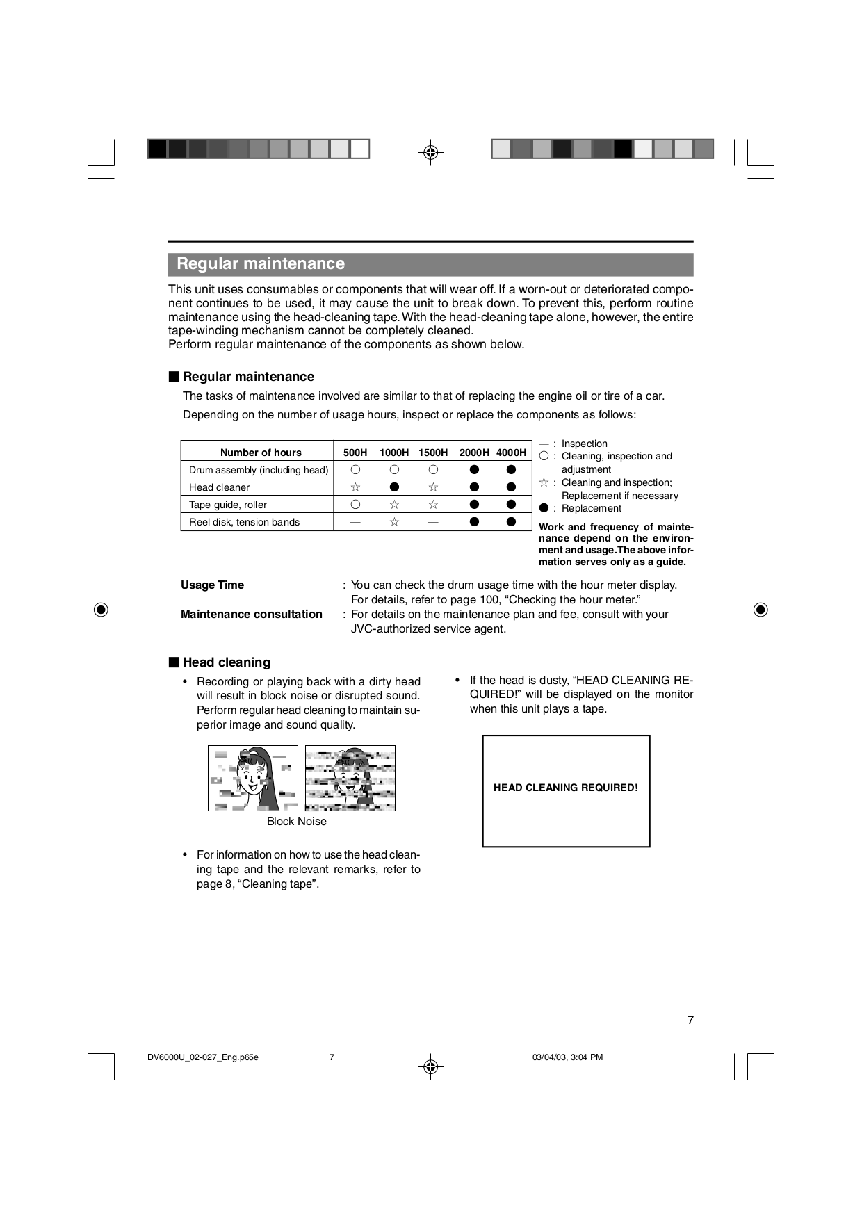 ... JVC VCR BR-DV3000U pdf page preview ...