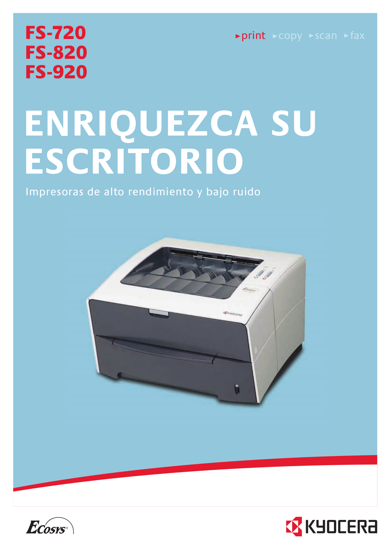 Kyocera Printer FS-820 pdf page preview ... PDF manual ...
