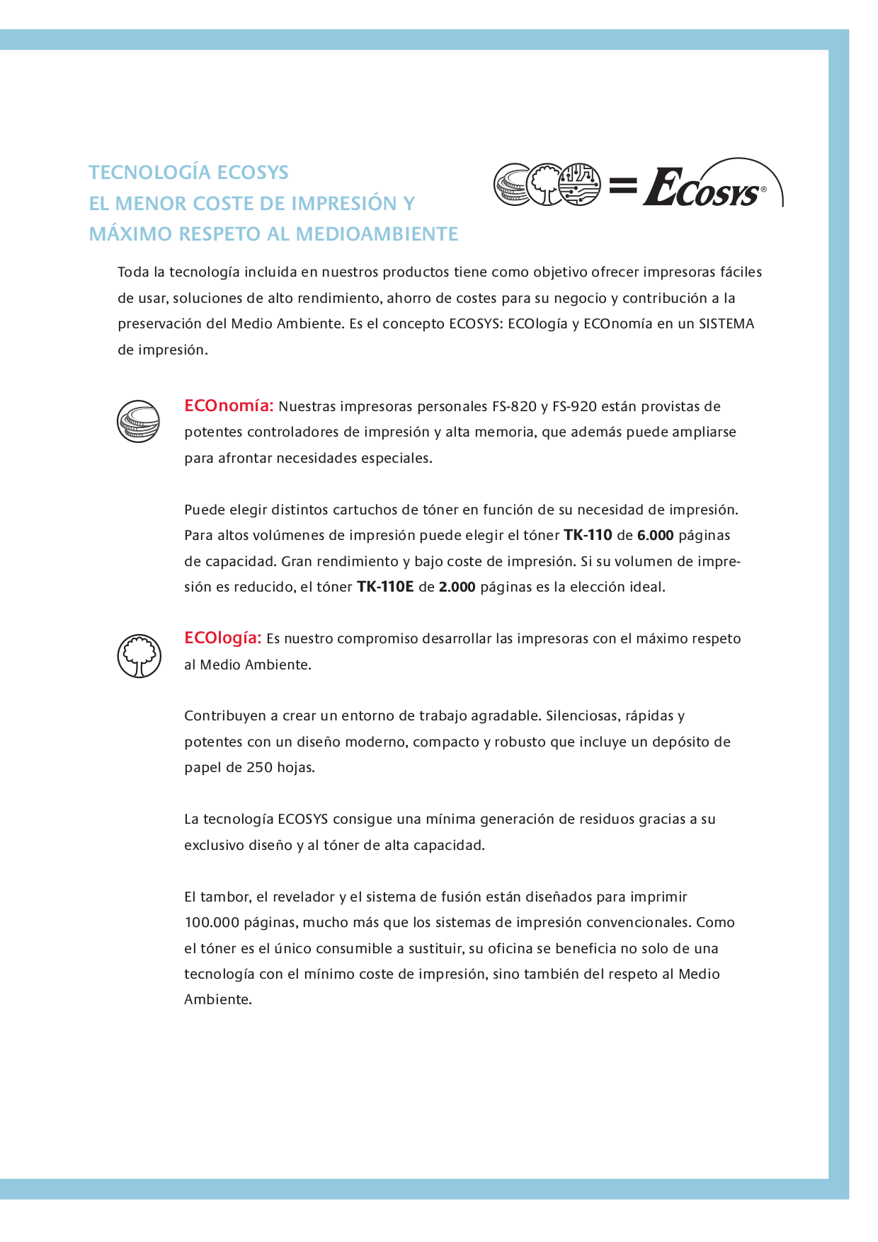 ... Kyocera Printer FS-820 pdf page preview ...