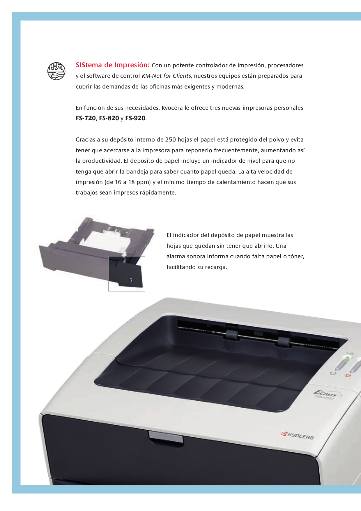 Kyocera Printer FS-820 pdf page preview ... PDF manual ...