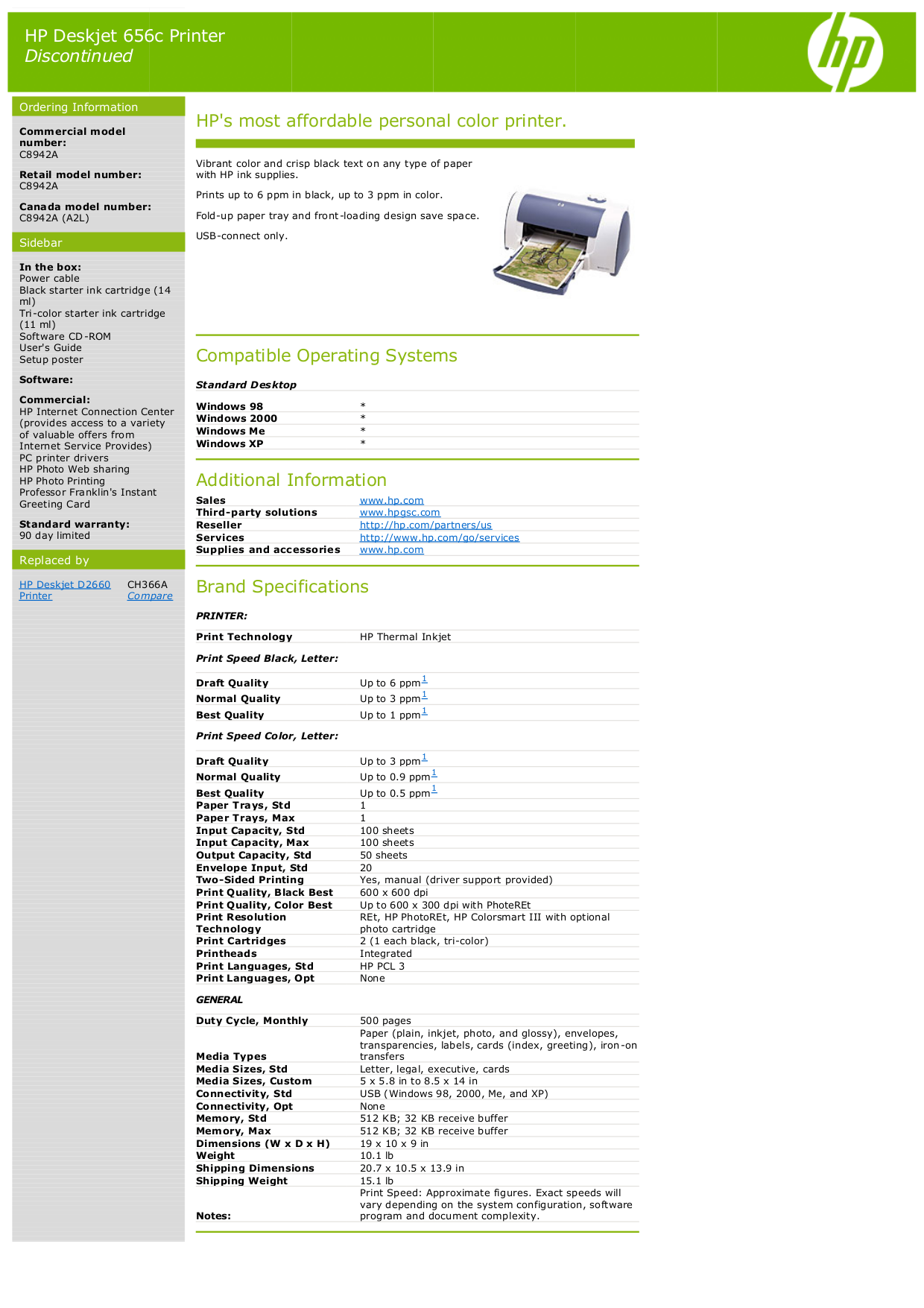 TÉLÉCHARGER DRIVER HP C8942A