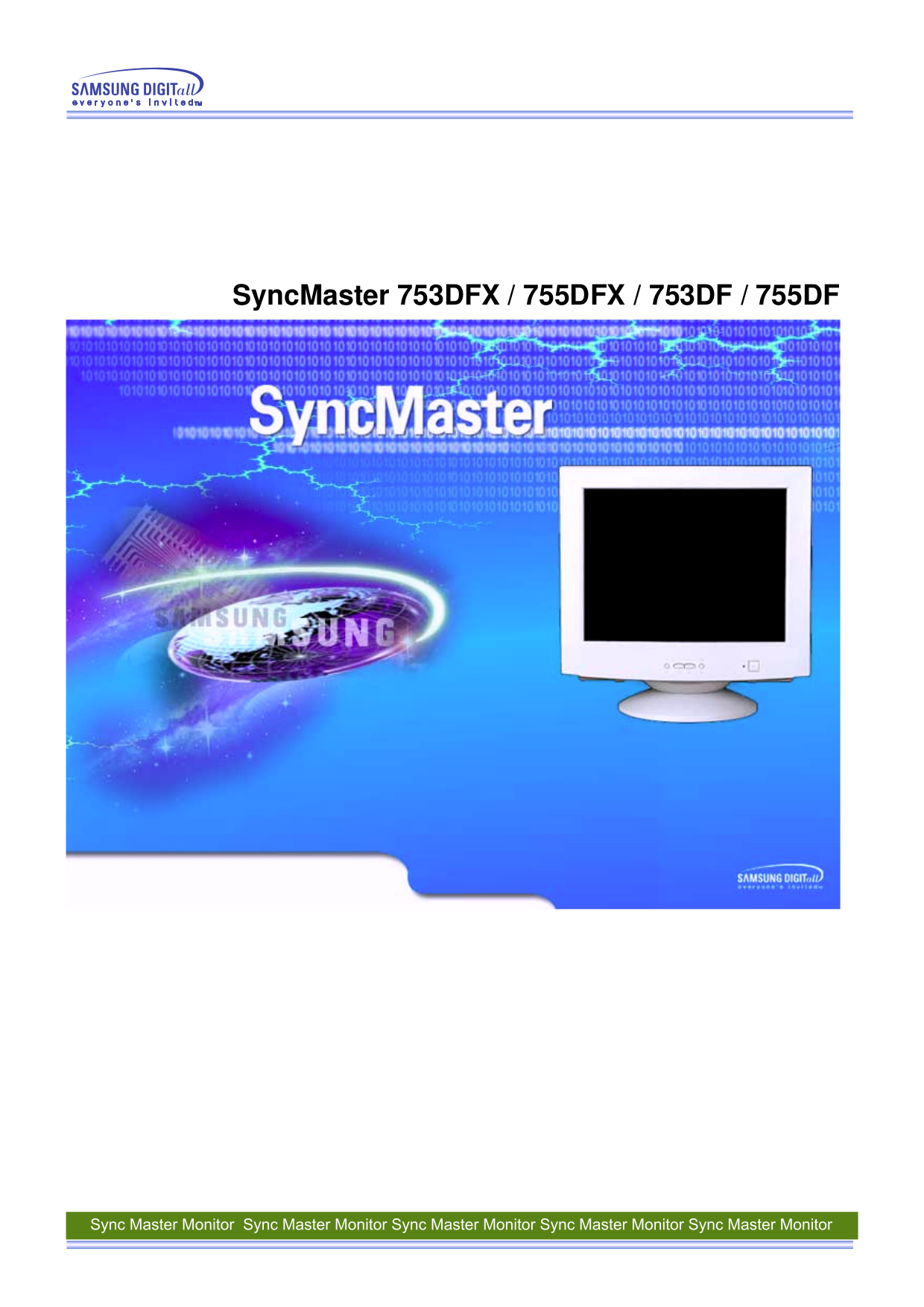 Драйвер Монитора Samsung Syncmaster 755dfx