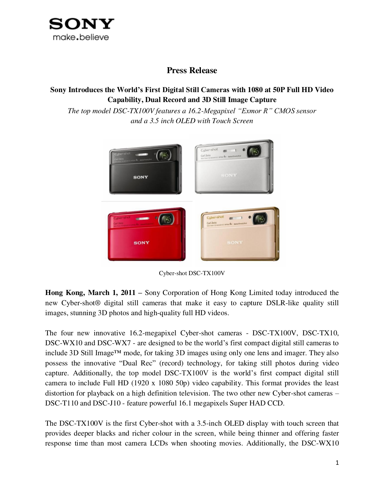 Download free pdf for Sony Cybershot,Cybershot DSCTX10 Digital Camera