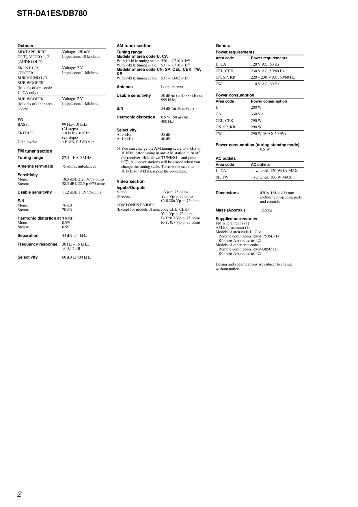... JVC Subwoofer CS-DA1 pdf page preview ...
