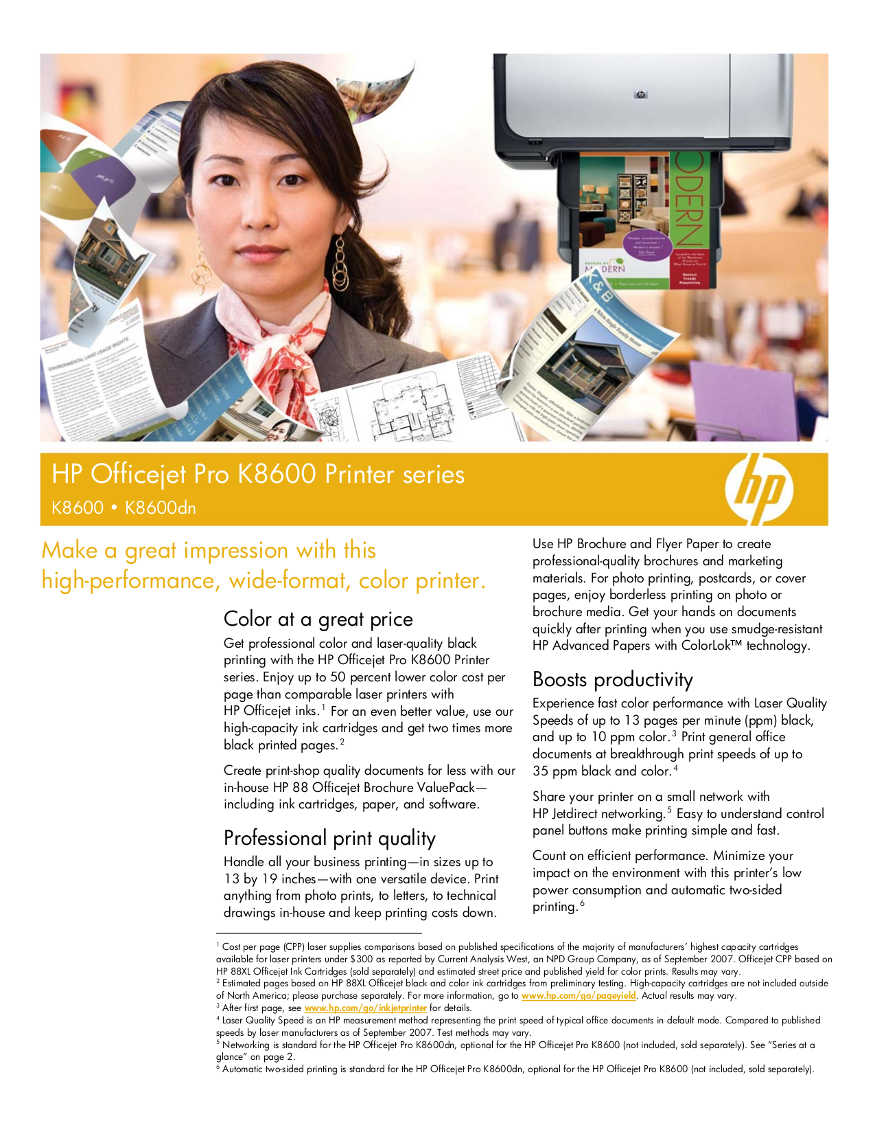 pdf for HP Printer Officejet Pro K8600 manual