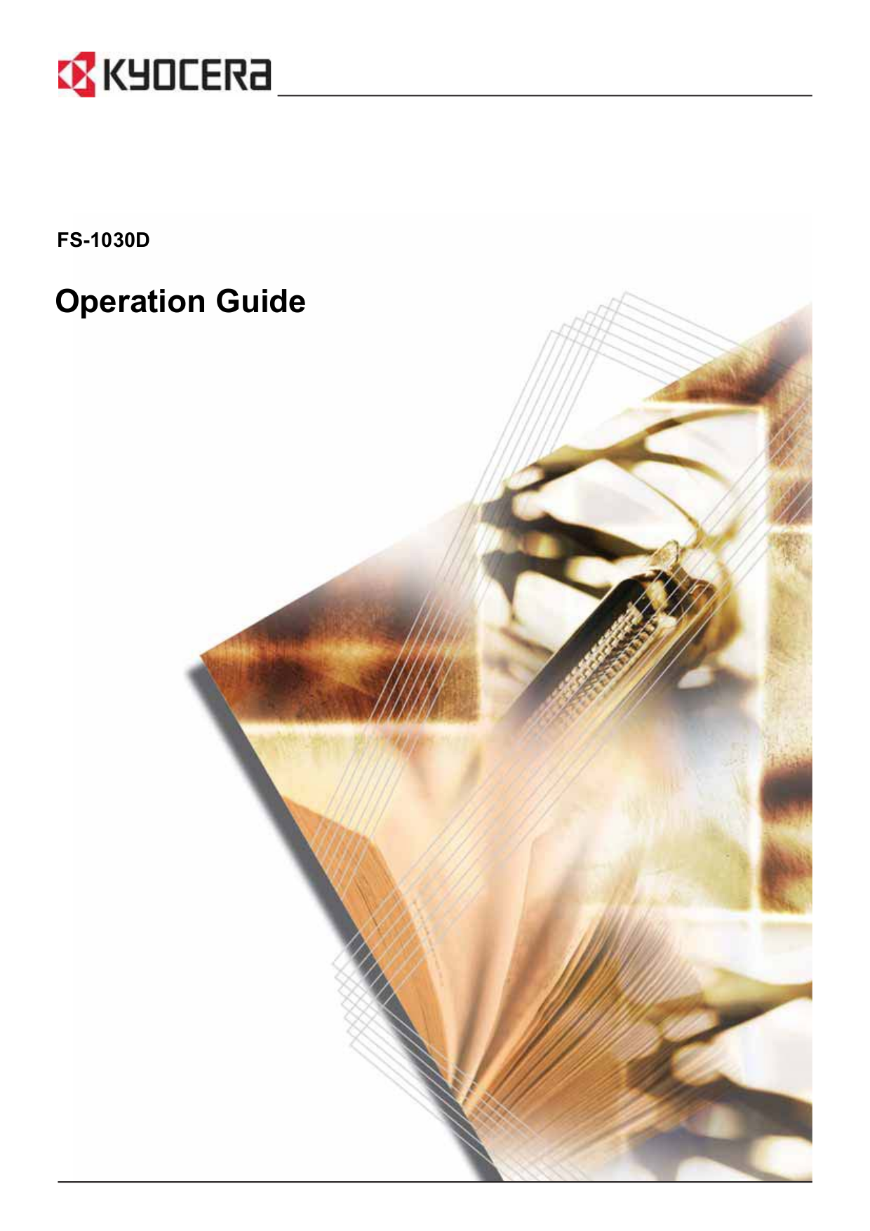 pdf for Kyocera Printer FS-1030D manual