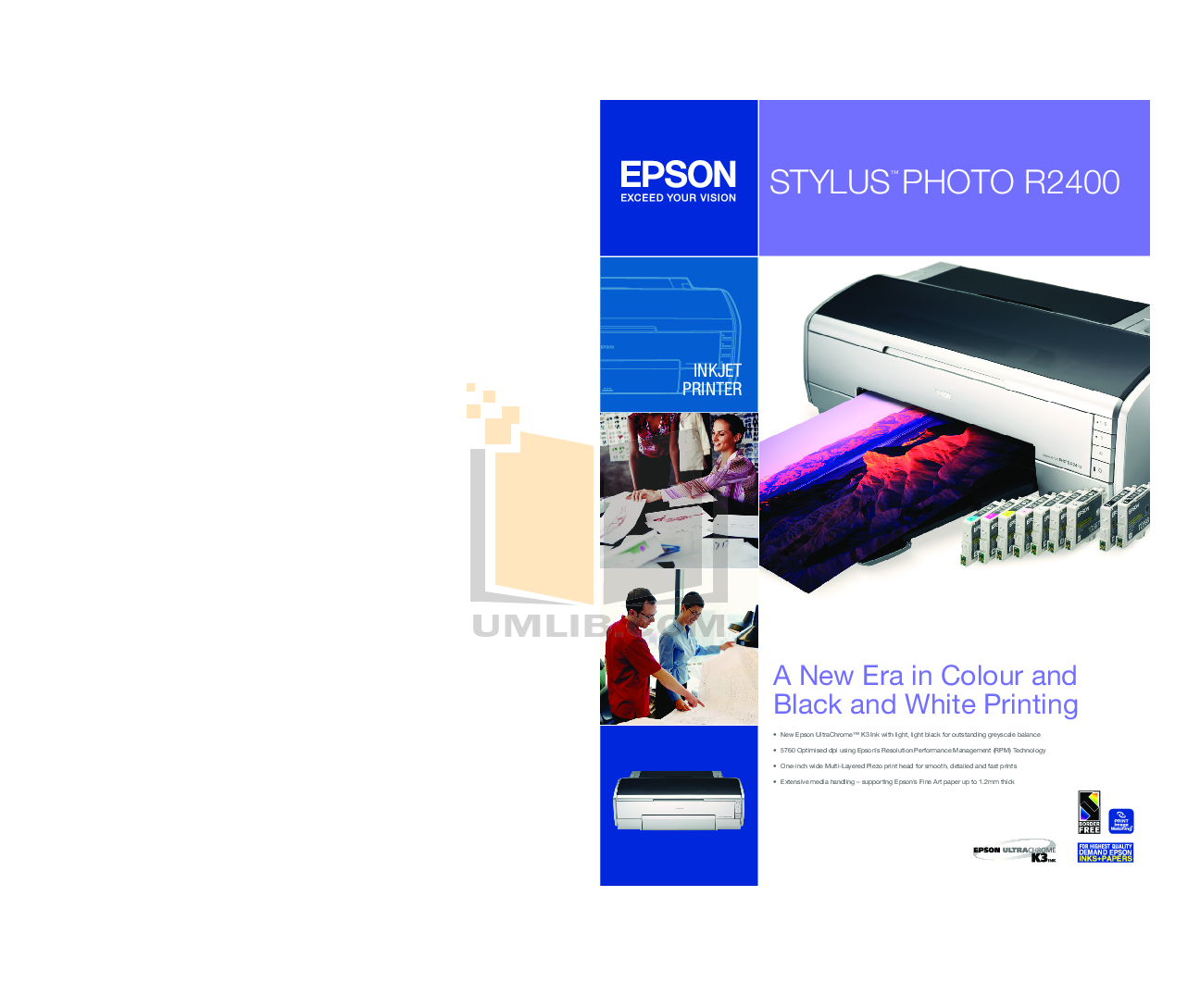 pdf for Epson Printer Stylus Photo R2400 manual