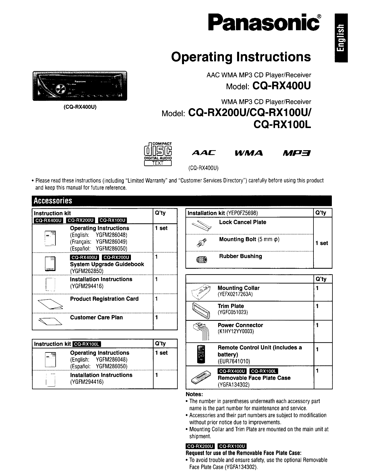 Panasonic Car Stereo Wiring Diagram Cq C7103u | Wire