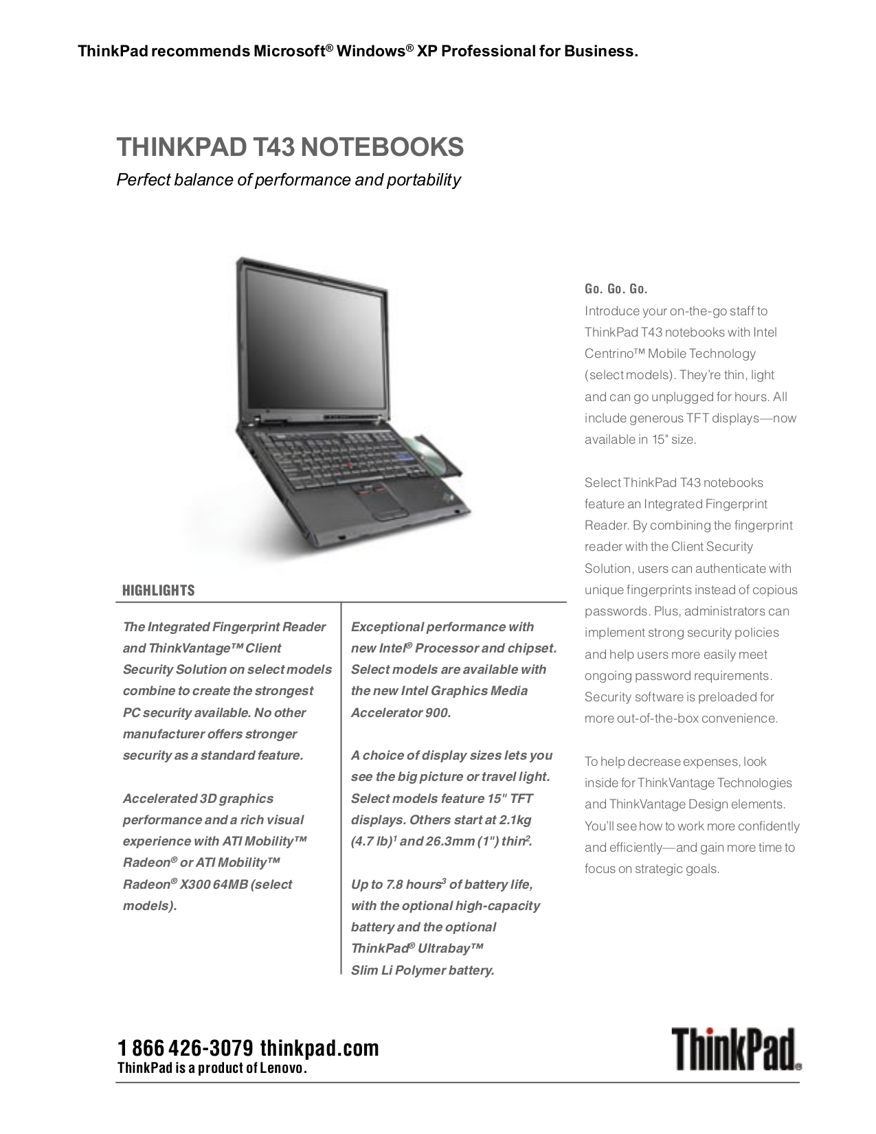 pdf for Lenovo Laptop ThinkPad T43 2668 manual