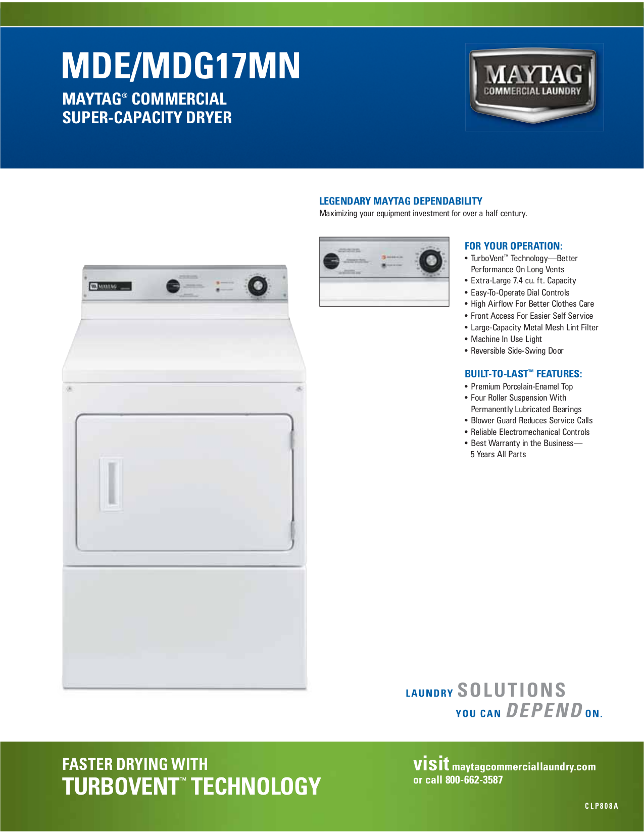 PDF manual for Maytag Dryer MDE17MN