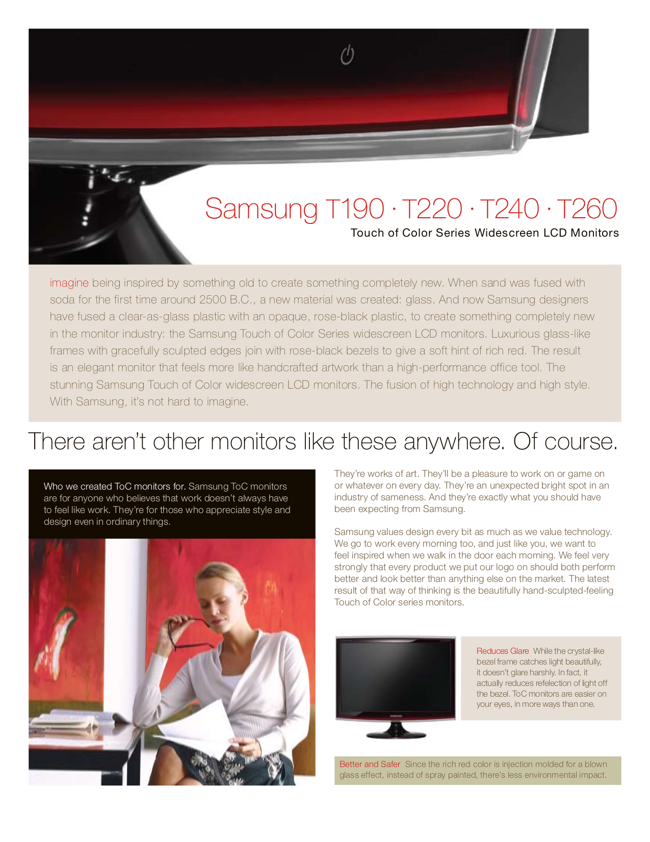 Samsung Monitor SyncMaster T220 pdf page preview Samsung Monitor SyncMaster  T220 pdf page preview ...