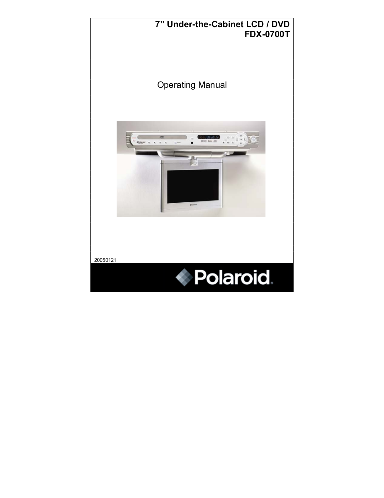 polaroid tv manual