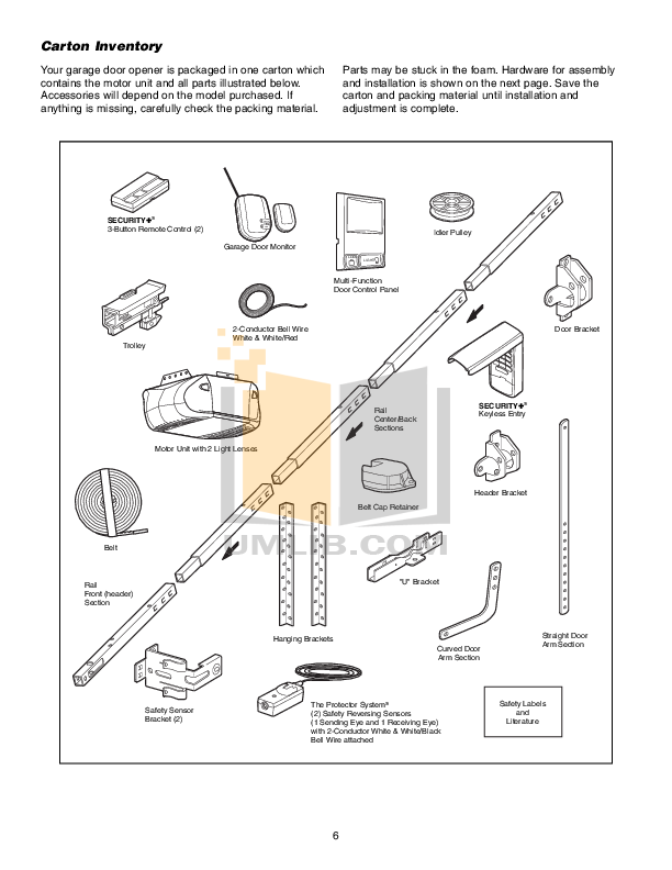 Pdf Manual For Chamberlain Other Whisper Drive 248739 Garage Door Chamberlain Other Whisper Drive 248739 Garage Door Openers Pdf Page Preview