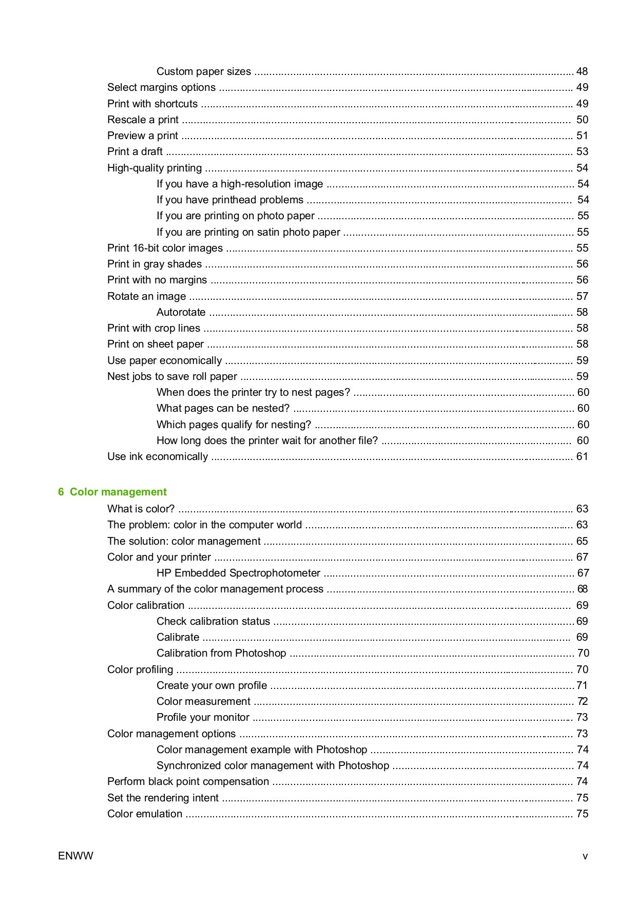 ... HP Printer Designjet Z3200 pdf page preview ...