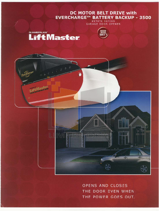 Download Free Pdf For Chamberlain 3500 Garage Door Openers Other Manual