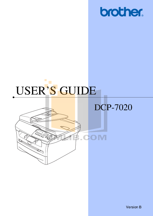 Brother dcp 7020 software download free