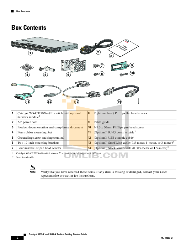 PDF manual for Cisco Switch Catalyst 3560X-48P