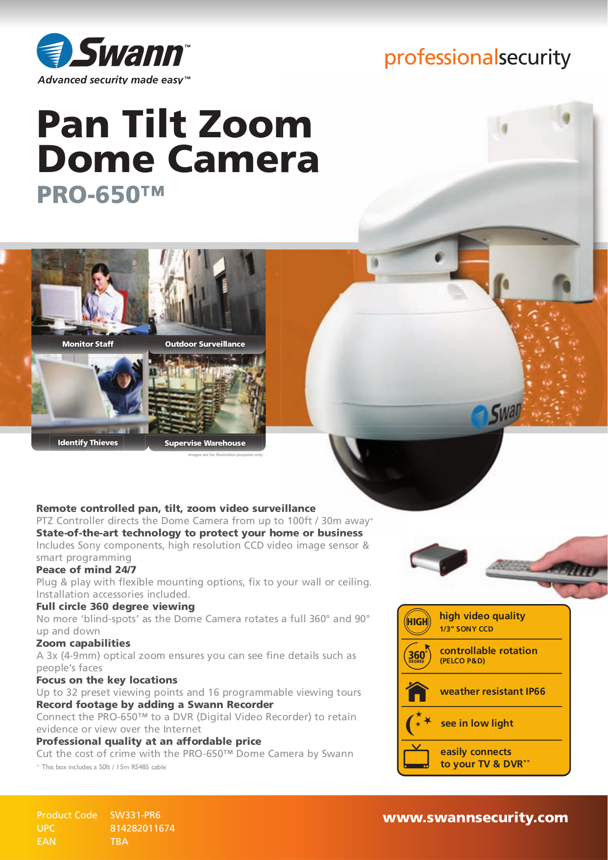 Swann Security Camera User Manual